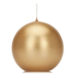 THUN Candela tonda oro grande Ø 60 mm* Candele Porta Candele