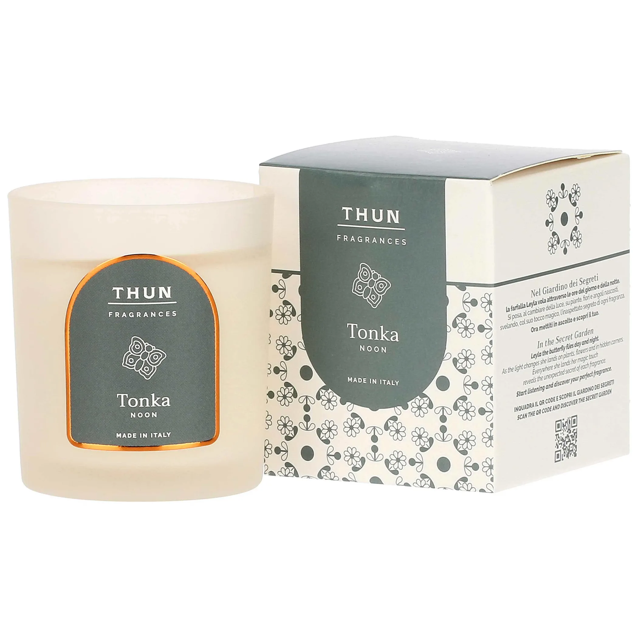 THUN Candela Tonka Noon Fragrances, piccola* Candele Porta Candele