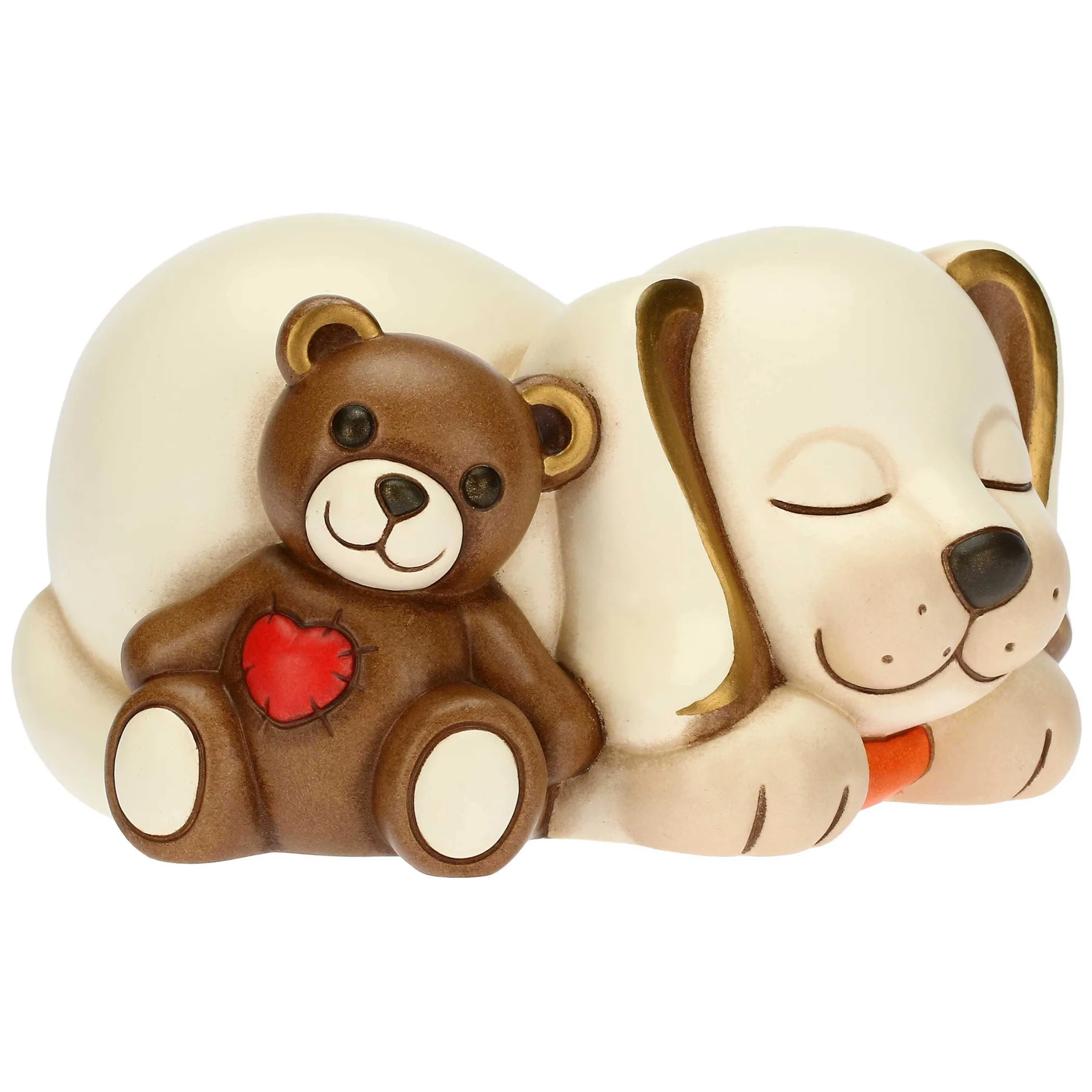 THUN Cane con Teddy* Animali E Mini Animali|Figure In Ceramica
