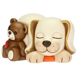 THUN Cane con Teddy* Animali E Mini Animali|Figure In Ceramica