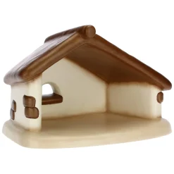 THUN Capanna Presepe Classico con gancio per addobbi bianco* Presepe