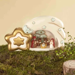 THUN Capanna stella cometa con Presepe Classico 2019 mini* Addobbi Natalizi|Presepe