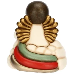 THUN Carillon Angelo con stella cometa arcobaleno in ceramica Desideri Di Natale* Angelo|Regalo Nascita