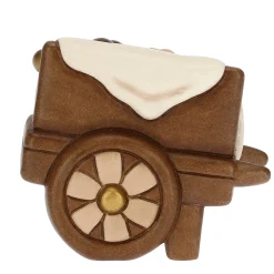 THUN Carretto con castagne in ceramica Presepe Classico* Presepe