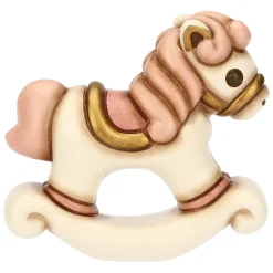 THUN Cavallino a dondolo lei in ceramica* Bomboniere Comunione|Bomboniere Battesimo