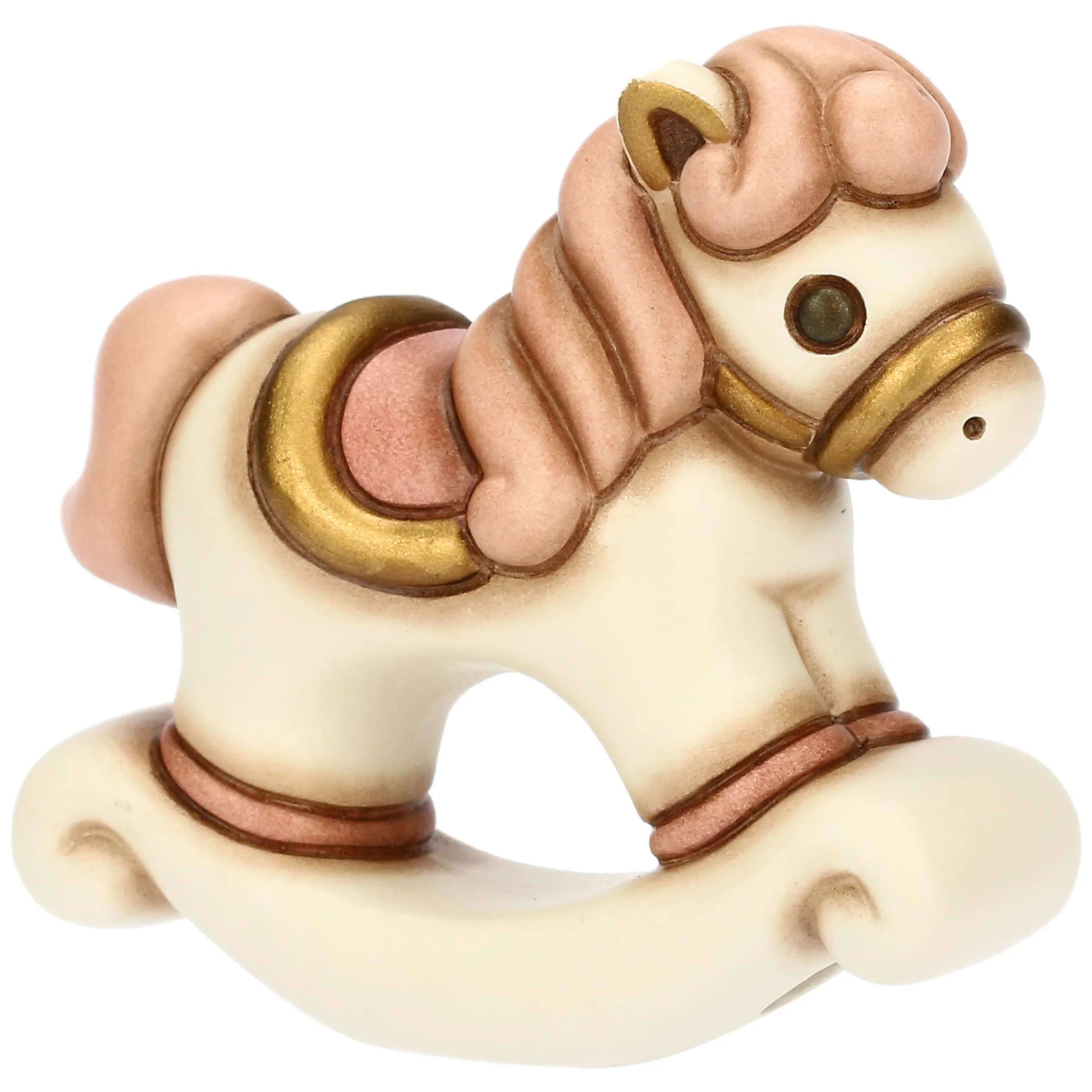 THUN Cavallino a dondolo lei in ceramica* Bomboniere Comunione|Bomboniere Battesimo