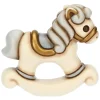 THUN Cavallino a dondolo lui in ceramica* Bomboniere Comunione|Bomboniere Battesimo