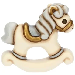 THUN Cavallino a dondolo lui in ceramica* Bomboniere Comunione|Bomboniere Battesimo