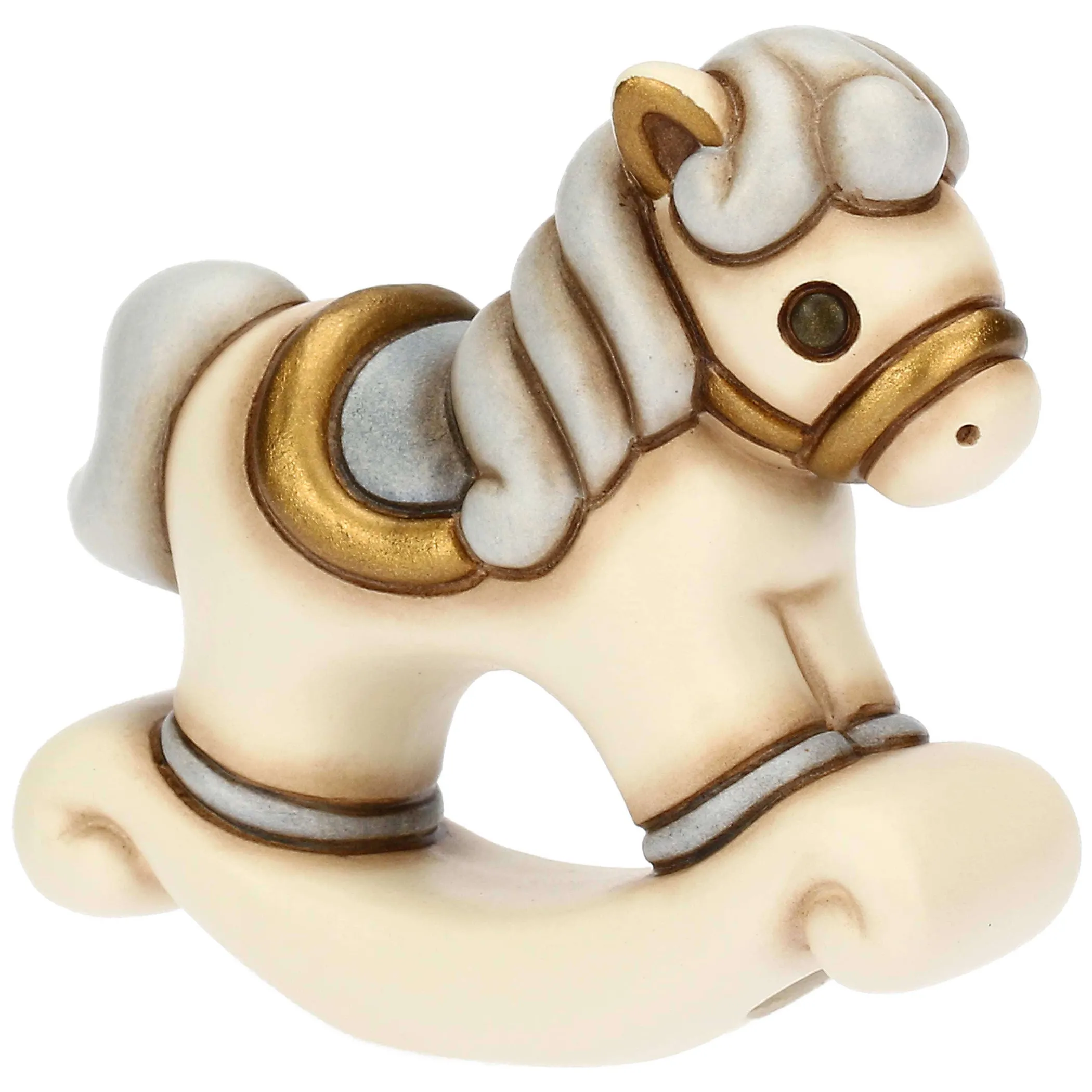 THUN Cavallino a dondolo lui in ceramica* Bomboniere Comunione|Bomboniere Battesimo