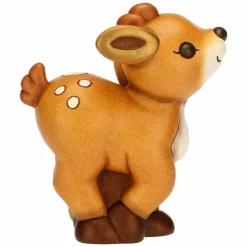 THUN Cerbiatto Amy con fiore in ceramica, grande* Animali E Mini Animali|Figure