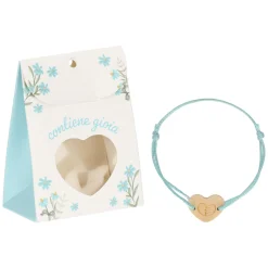 THUN Cerimonia Solidale - scatolina azzurra con Filo d'Amore* Confezioni Confetti|Bomboniere Nascita