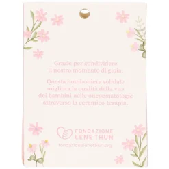 THUN Cerimonia Solidale - scatolina rosa con Filo d'Amore* Confezioni Confetti|Bomboniere Nascita