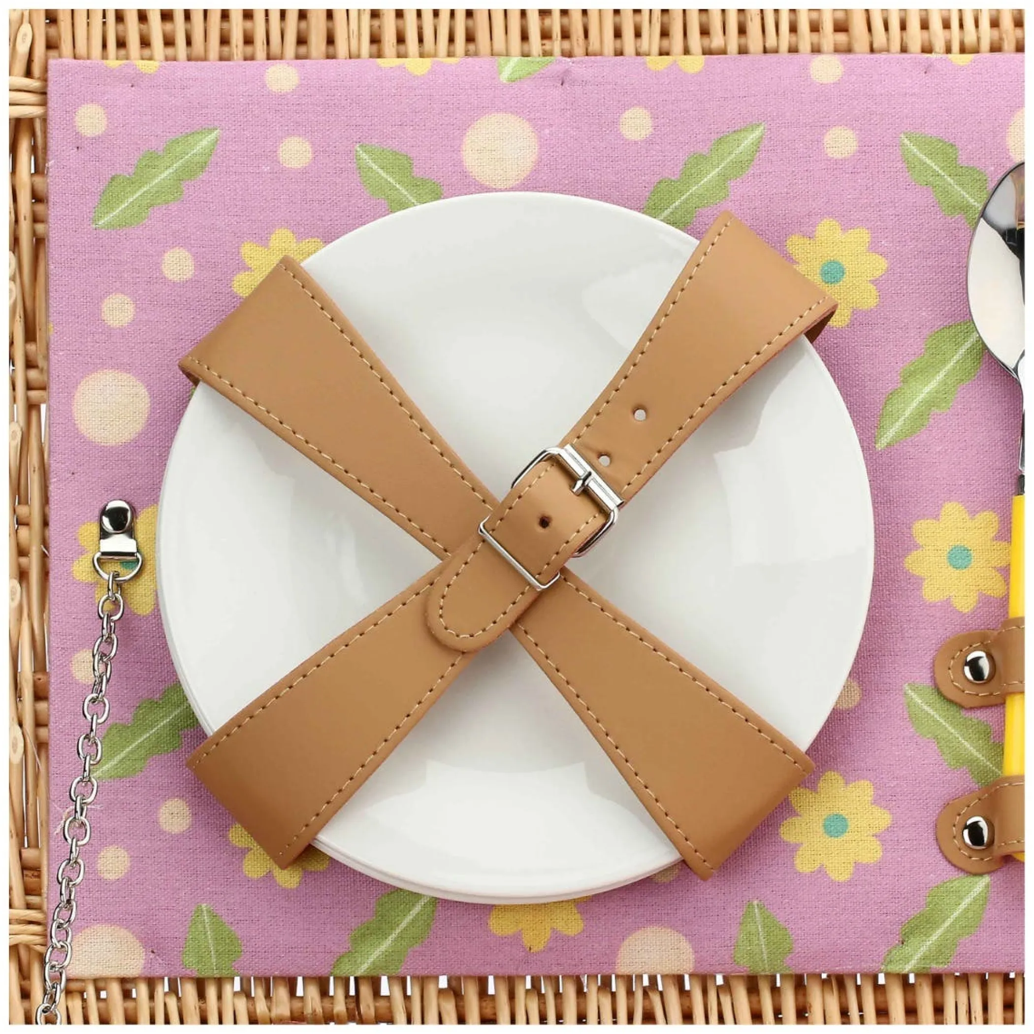 THUN Cestino pic nic in vimini Florianne primavera* Regali Per Chi Ama Cucinare|Outdoor