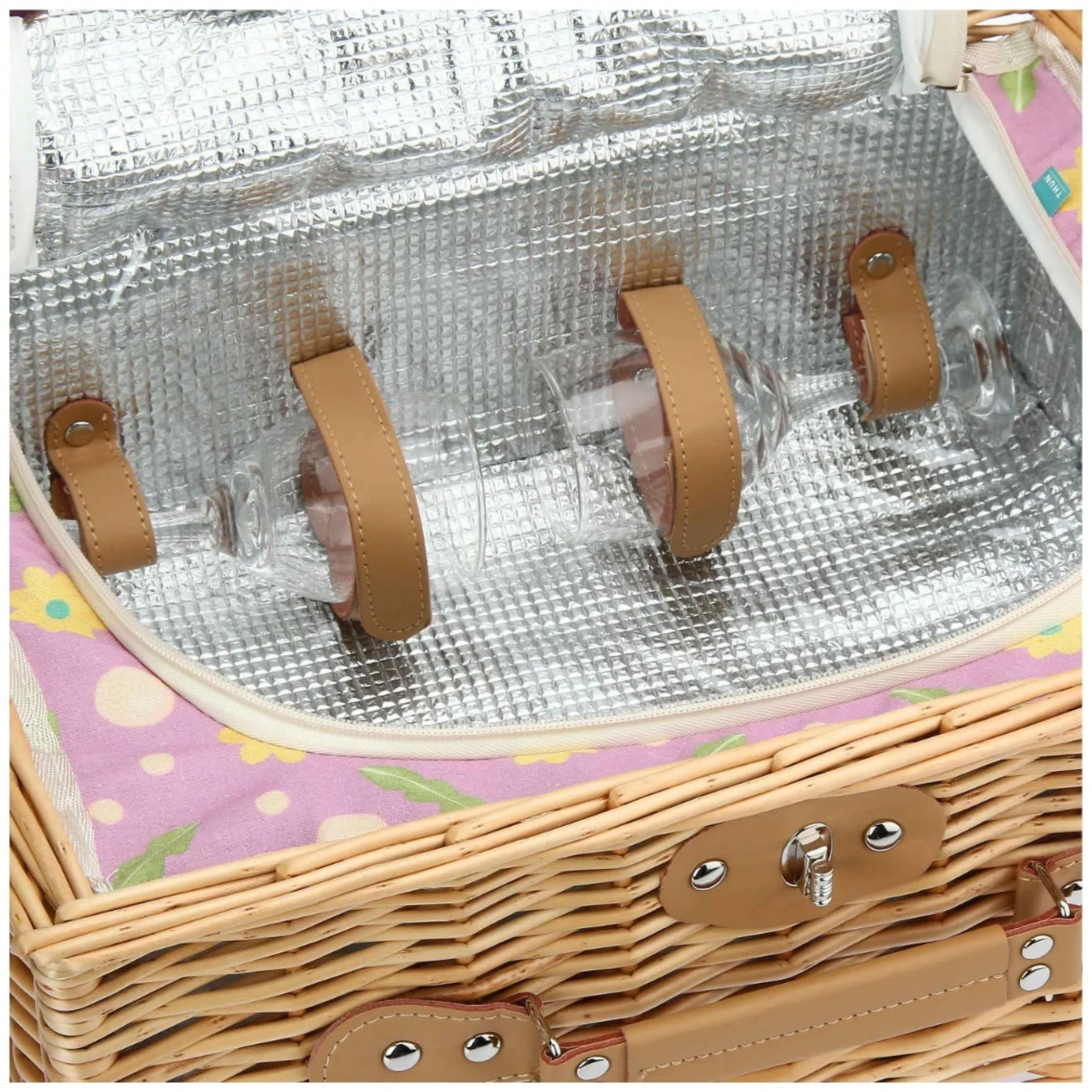 THUN Cestino pic nic in vimini Florianne primavera* Regali Per Chi Ama Cucinare|Outdoor