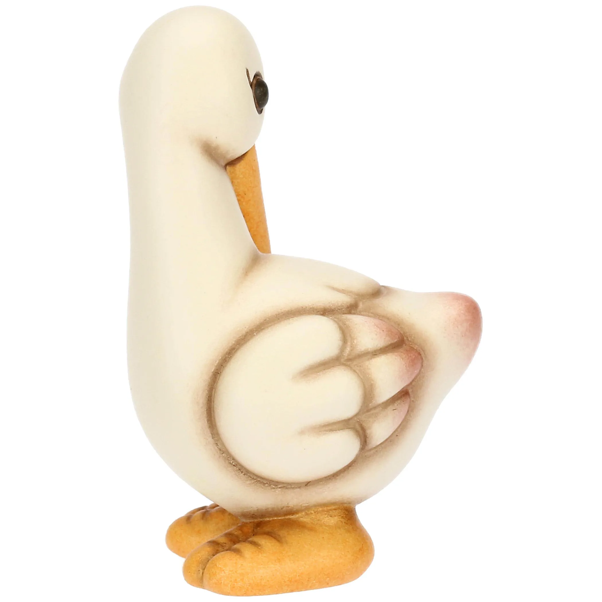 THUN Cicogna Cindy in ceramica con ciuccio rosa* Bomboniere Battesimo|Bomboniere Nascita