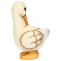 THUN Cicogna Cindy in ceramica con ciuccio azzurro* Bomboniere Battesimo|Bomboniere Nascita