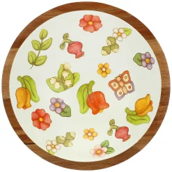 THUN Ciotola in legno smaltato Happy Country piccola* Teglie E Insalatiere