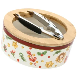 THUN Ciotola in porcellana con schiaccianoci Sorprese di Natale* Teglie E Insalatiere|Accessori Natalizi Per La Tavola