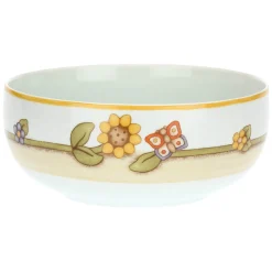 THUN Ciotola in porcellana Country con girasole e farfalla grande* Country|Altri Complementi Per La Tavola