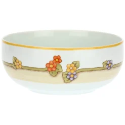 THUN Ciotola in porcellana Country con girasole e farfalla grande* Country|Altri Complementi Per La Tavola