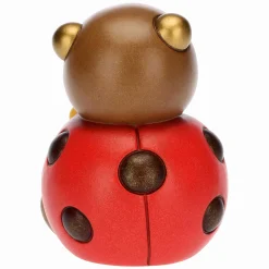 THUN Coccinella con fiore giallo media* Animali E Mini Animali|Bomboniere Laurea