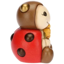 THUN Coccinella con fiore giallo media* Animali E Mini Animali|Bomboniere Laurea