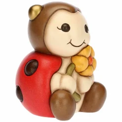 THUN Coccinella con fiore giallo media* Animali E Mini Animali|Bomboniere Laurea