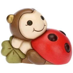 THUN Coccinella con quadrifoglio media* Animali E Mini Animali|Bomboniere Laurea