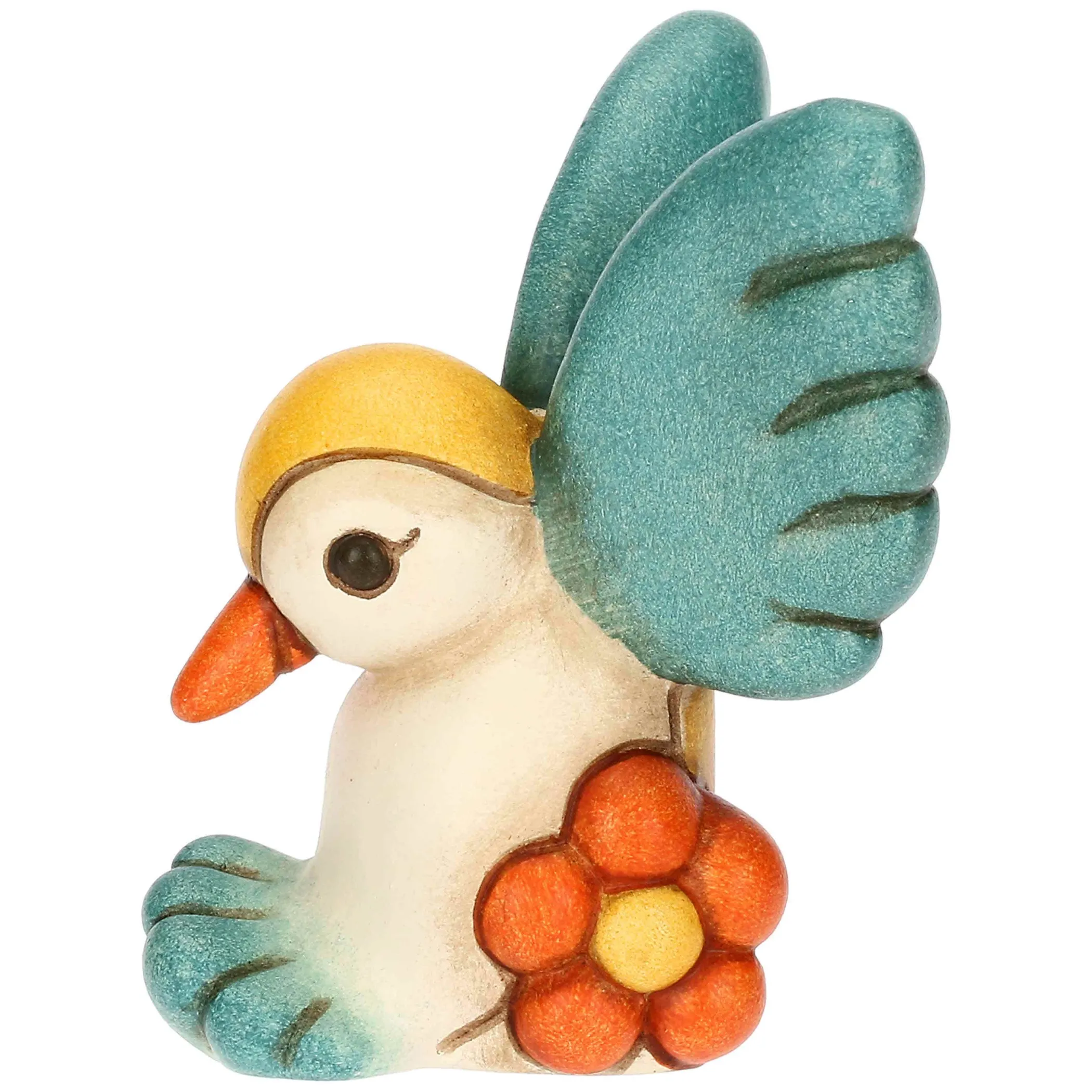 THUN Colibrì Fly con fiore in ceramica Primavera da vivere, mini* Animali E Mini Animali|Bomboniere Comunione