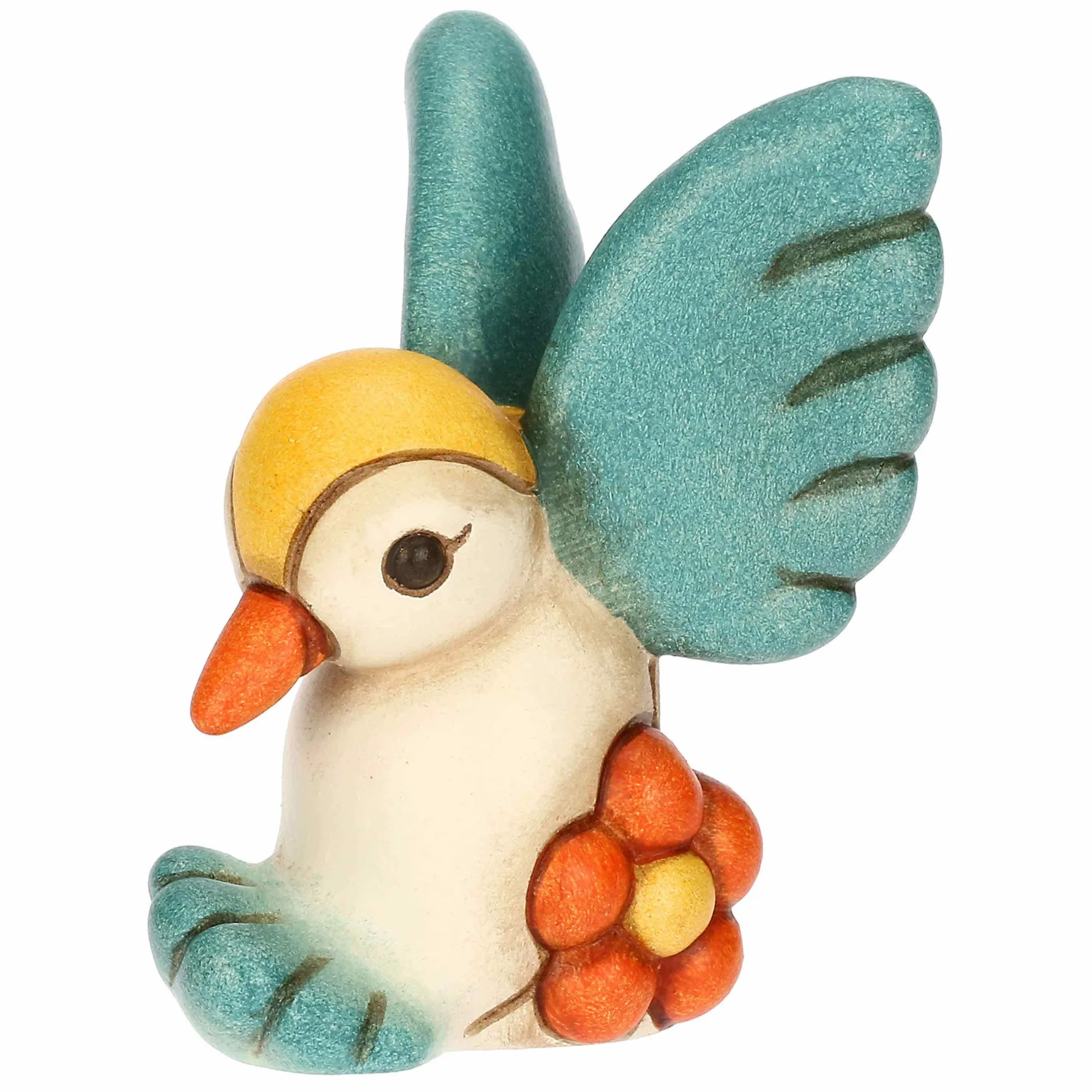 THUN Colibrì Fly con fiore in ceramica Primavera da vivere, mini* Animali E Mini Animali|Bomboniere Comunione