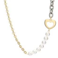 THUN Collana con cuore e perle* Collane