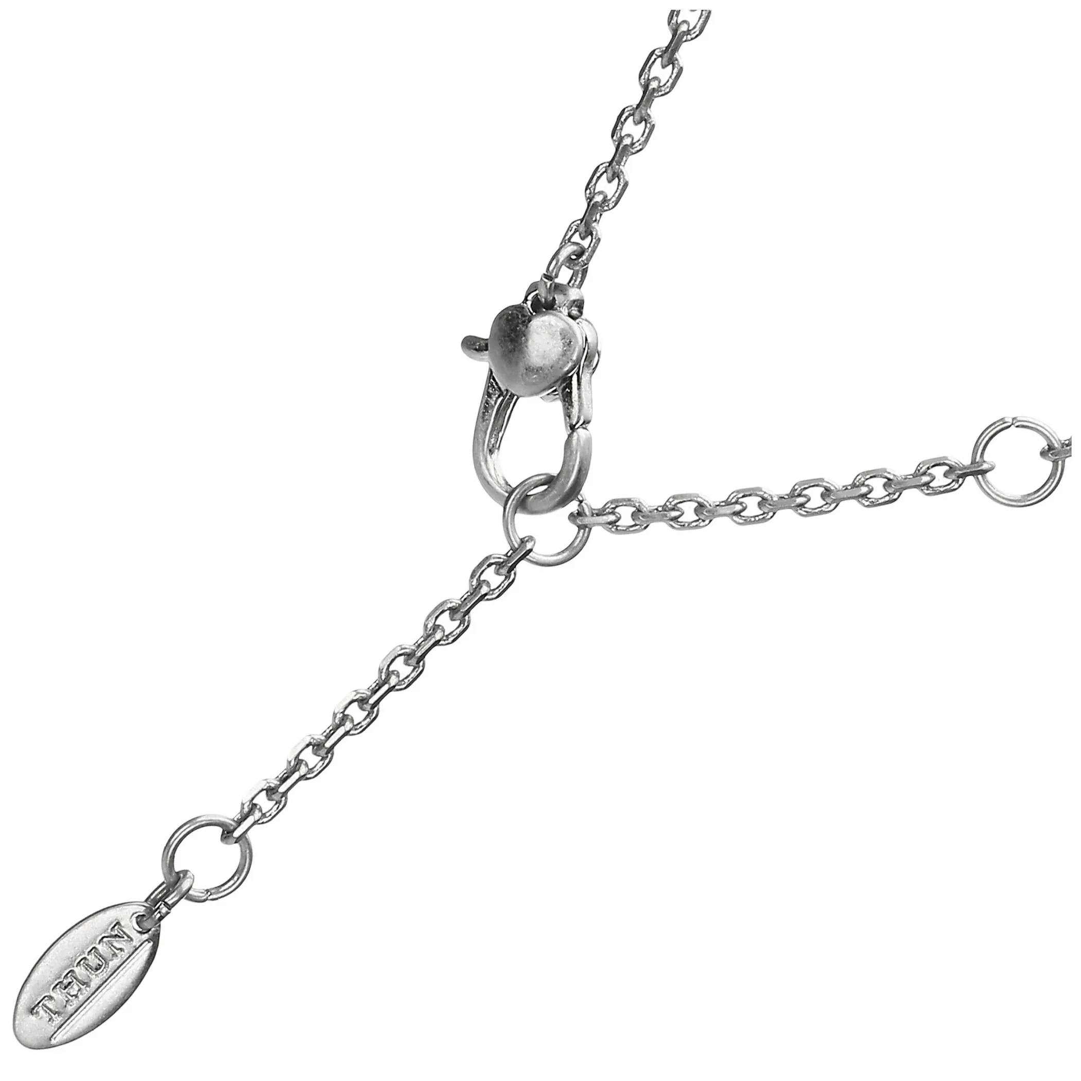 THUN Collana con pietra in ceramica e fiore* Collane