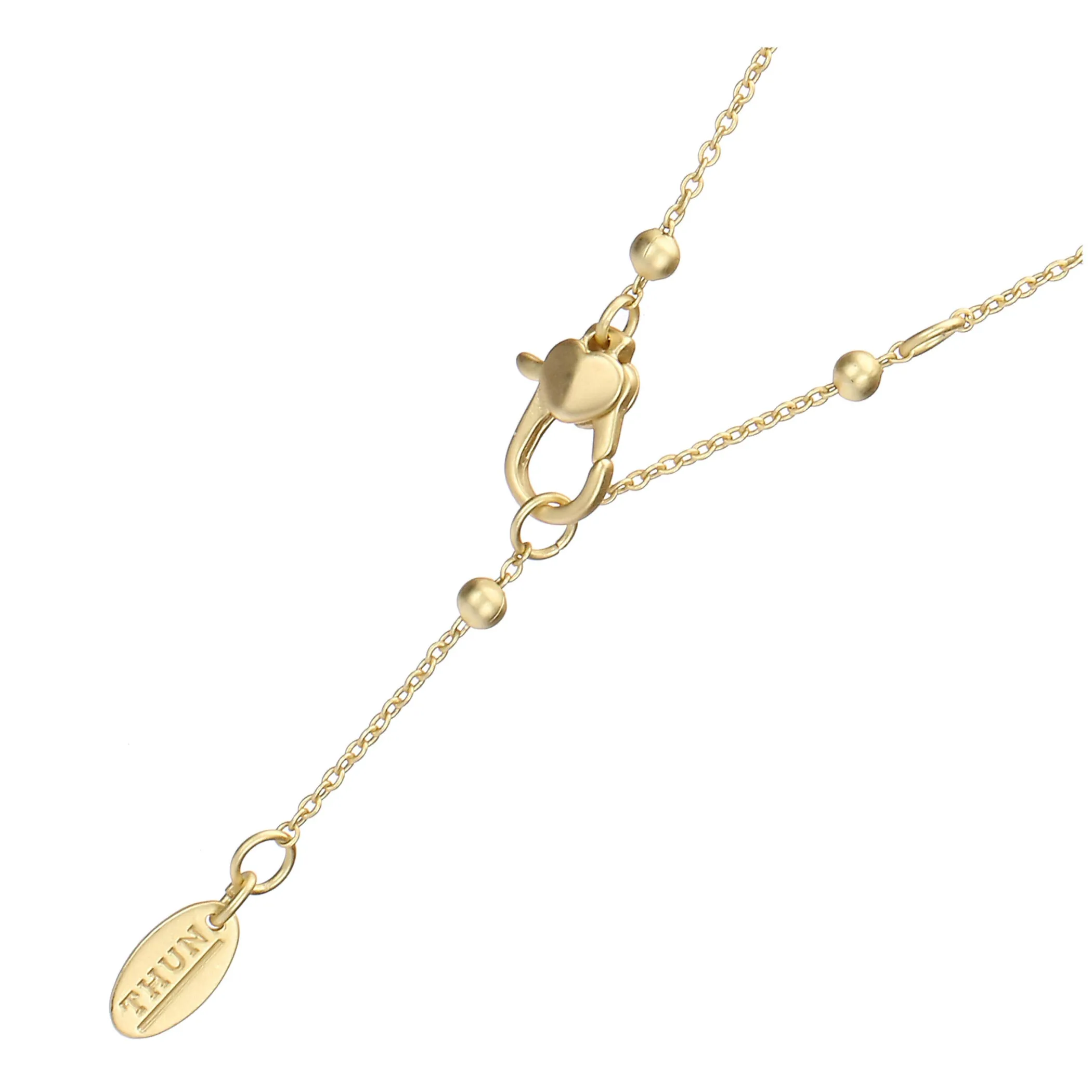 THUN Collana con pietre in ceramica e quadrifoglio* Collane