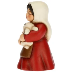 THUN Contadina con coniglio Presepe Classico rosso* Presepe