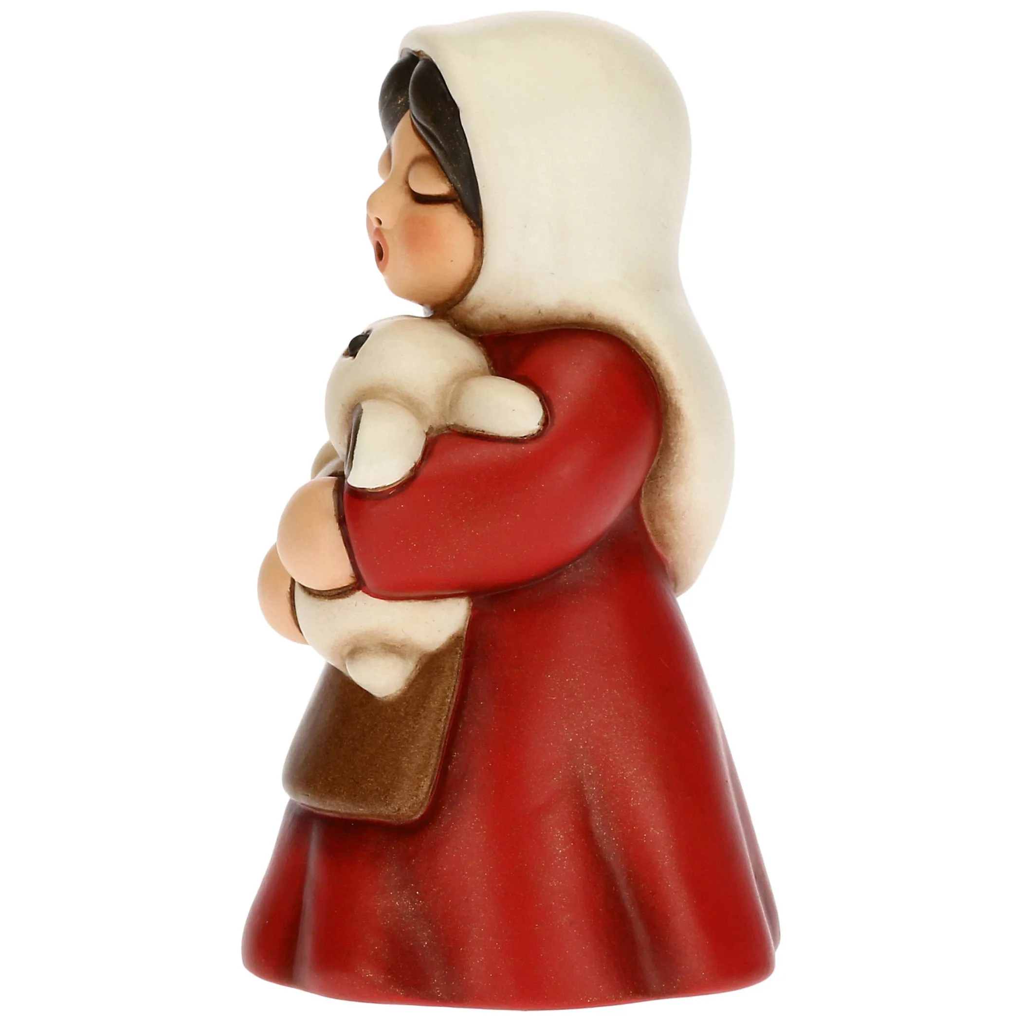 THUN Contadina con coniglio Presepe Classico rosso* Presepe