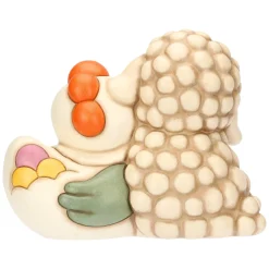THUN Coppia agnellino Nelly e gallina Ester in ceramica Sorprese di Pasqua, maxi* Animali E Mini Animali|Maxi Figure