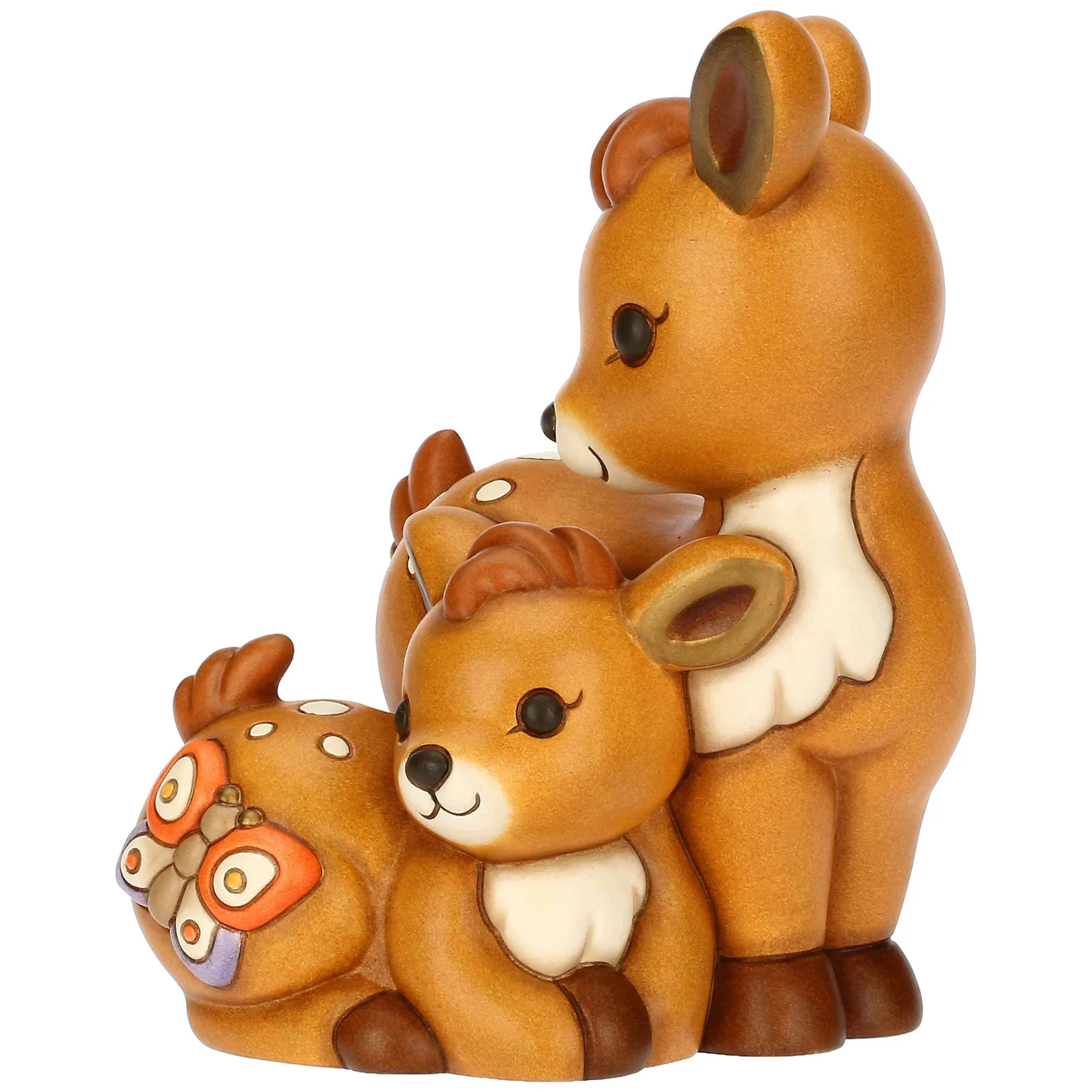 THUN Coppia cerbiatto Amy con farfalla AbbracciAMI* Animali E Mini Animali|Figure