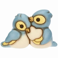 THUN Coppia cinciarelle in ceramica con cuore, piccole* Figure