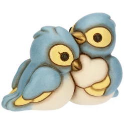 THUN Coppia cinciarelle in ceramica con cuore, piccole* Figure