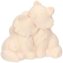 THUN Coppia Lupi - Decora Solidale Fondazione Lene* Figure In Ceramica