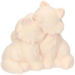 THUN Coppia Lupi - Decora Solidale Fondazione Lene* Figure In Ceramica