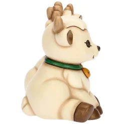 THUN Coppia renna Robin abbracciati in ceramica* Addobbi Natalizi|Figure