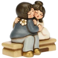 THUN Coppia sposini abbracciati seduti grandi* Bomboniere Anniversario|Bomboniere Matrimonio