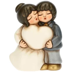 THUN Coppia sposini abbracciati seduti piccoli* Bomboniere Anniversario|Bomboniere Matrimonio