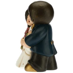 THUN Coppia sposini mano nella mano con bouquet maxi* Bomboniere Anniversario|Bomboniere Matrimonio