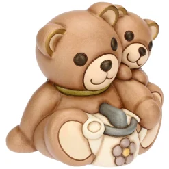 THUN Coppia Teddy Primavera in ceramica con annaffiatoio* Teddy|Figure