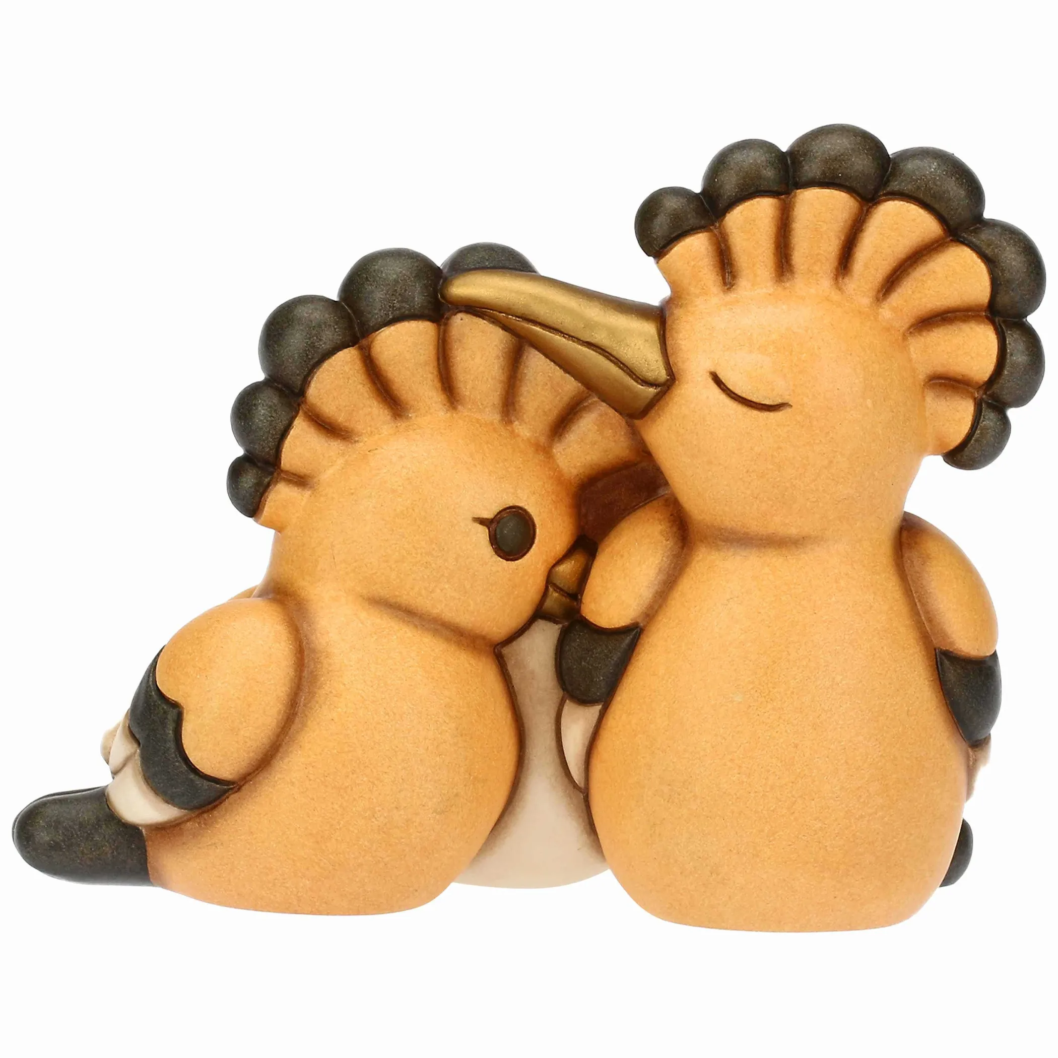 THUN Coppia upupe in ceramica con cuore, grandi* Animali E Mini Animali|Figure