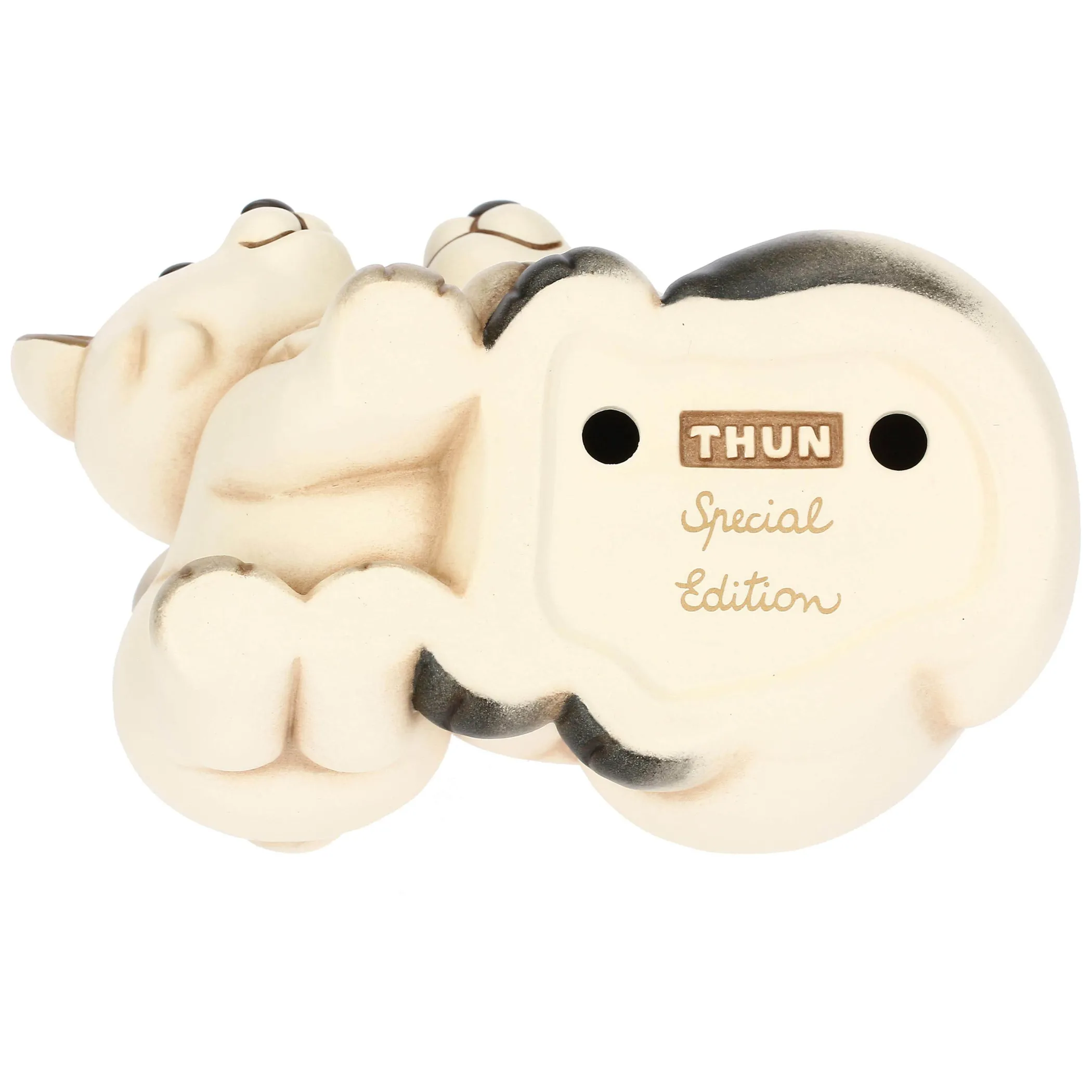THUN Coppia volpe bianca Perla con la sua mamma in ceramica Inverno Incantato, grande* Animali E Mini Animali|Figure