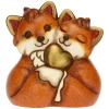THUN Coppia volpe con cuore dorato* Animali E Mini Animali|Bomboniere Anniversario