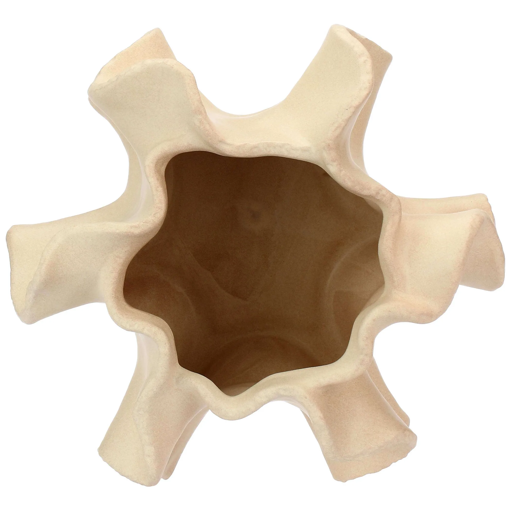 THUN Coprivaso bianco in ceramica a tema mare* Vasi E Coprivasi